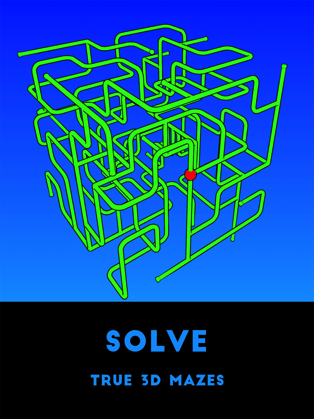 Solve true 3D Mazes