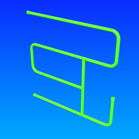 Flat maze
