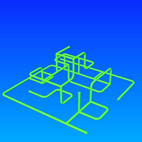 Pyramid maze
